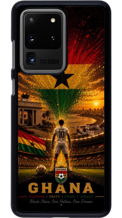 Samsung Galaxy S20 Ultra Case Hülle - Fussball Ghana splash 2026