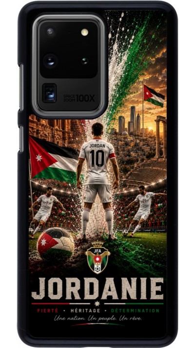 Samsung Galaxy S20 Ultra Case Hülle - Fussball Jordanien splash 2026
