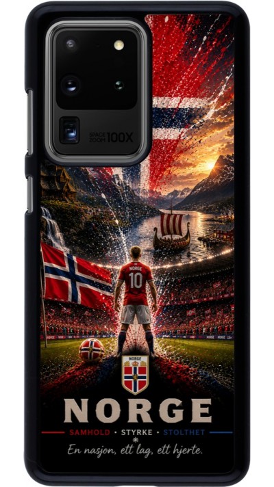 Samsung Galaxy S20 Ultra Case Hülle - Fussball Norwegen splash 2026
