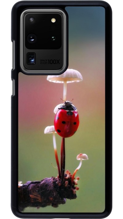 Samsung Galaxy S20 Ultra Case Hülle - Ladybird on a mushroom Spring 2026