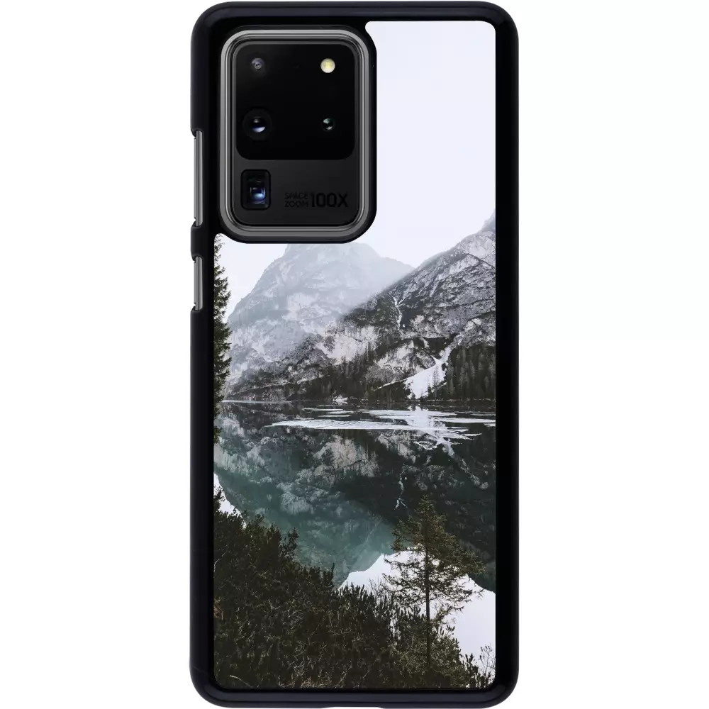 Coque Samsung Galaxy S20 Ultra - Winter 22 snowy mountain and lake
