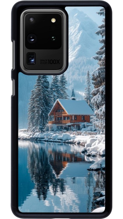 Coque Samsung Galaxy S20 Ultra - Winter 25 Winter house forest day