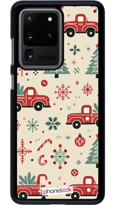 Samsung Galaxy S20 Ultra Case Hülle - Weihnachten 2024 Lkw Tanne
