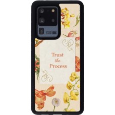 Samsung Galaxy S20 Ultra Case Hülle - Silikon schwarz Trust the process Spring 2026