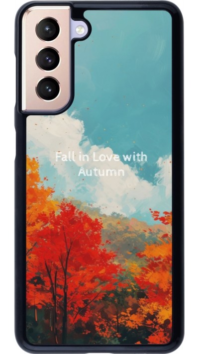 Coque Samsung Galaxy S21 5G - Autumn 25 Fall in love