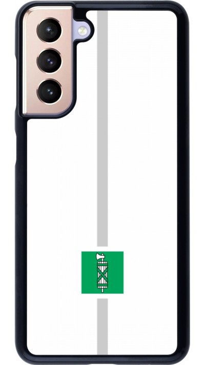 Coque Samsung Galaxy S21 5G - Canton SG blanc