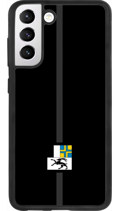 Coque Samsung Galaxy S21 FE 5G - Silicone rigide noir Canton GR noir