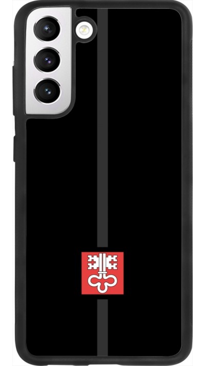 Coque Samsung Galaxy S21 FE 5G - Silicone rigide noir Canton NW noir