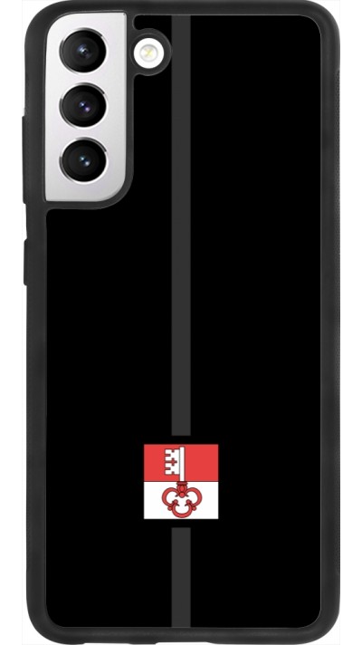 Coque Samsung Galaxy S21 FE 5G - Silicone rigide noir Canton OW noir