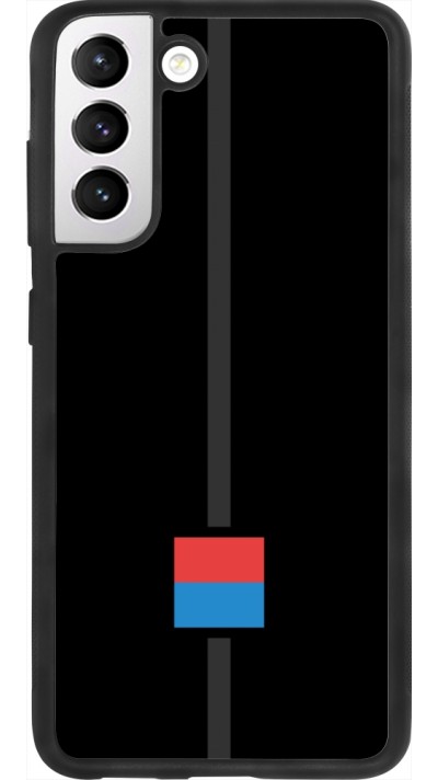 Coque Samsung Galaxy S21 FE 5G - Silicone rigide noir Canton TI noir