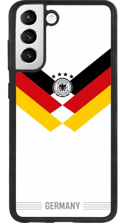 Samsung Galaxy S21 FE 5G Case Hülle - Silikon schwarz Deutschland 2026 personalisierbares Fussballtrikot