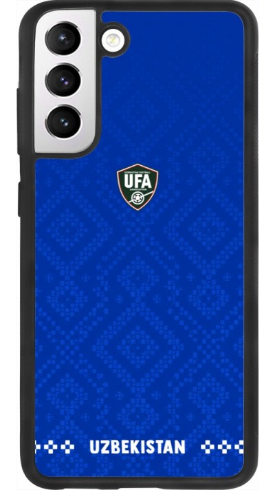 Samsung Galaxy S21 FE 5G Case Hülle - Silikon schwarz Usbekistan 2026 personalisierbares Fussballtrikot