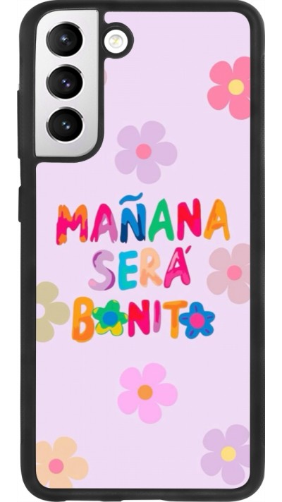 Samsung Galaxy S21 FE 5G Case Hülle - Silikon schwarz Karol G Manana sera bonito