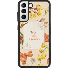Coque Samsung Galaxy S21 FE 5G - Silicone rigide noir Trust the process Spring 2026