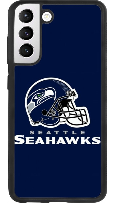 Coque Samsung Galaxy S21 FE 5G - Silicone rigide noir Super Bowl 26 Seattle 3