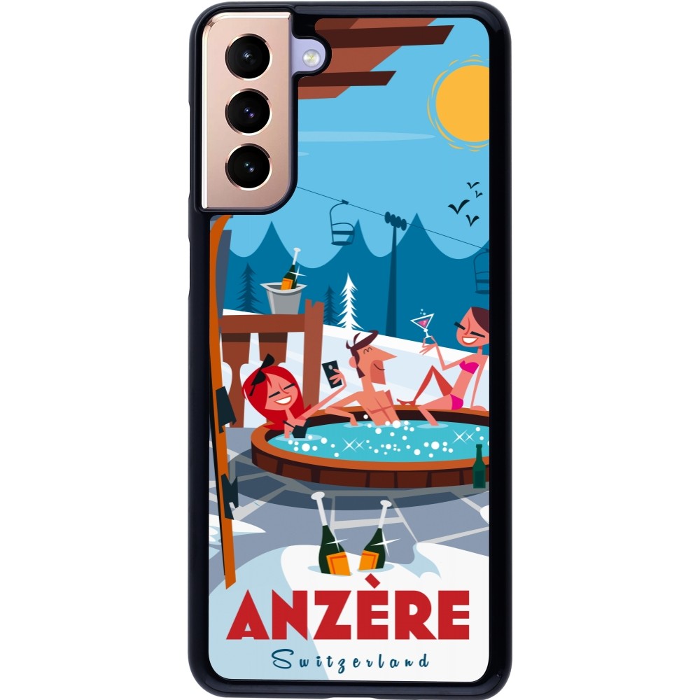 Samsung Galaxy S21+ 5G Case Hülle - Anzère Mountain Jacuzzi