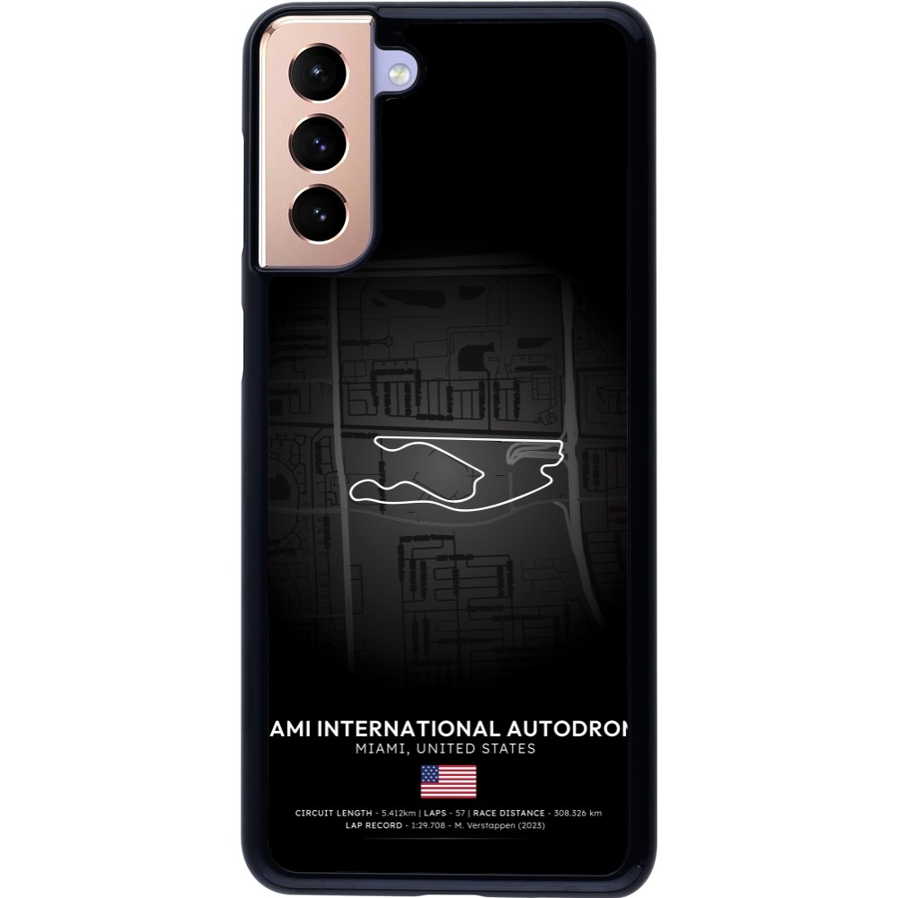 Samsung Galaxy S21+ 5G Case Hülle - F1 Track 2025 Miami
