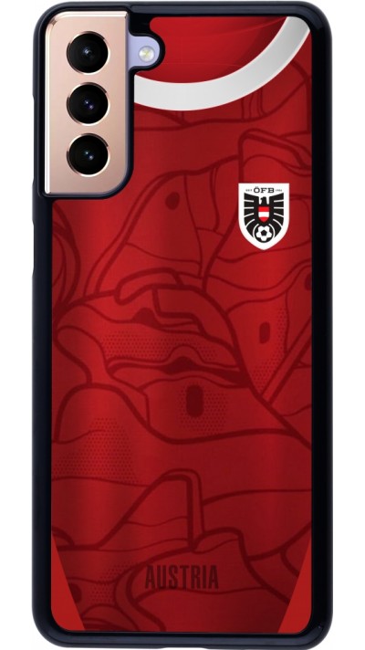 Samsung Galaxy S21+ 5G Case Hülle - Austria personalisierbares Fussballtrikot