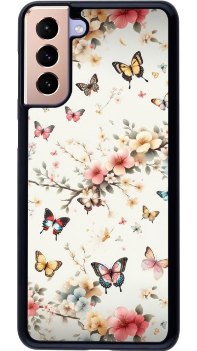 Samsung Galaxy S21+ 5G Case Hülle - Frühling 25 Leichte Schmetterlinge