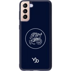Samsung Galaxy S21+ 5G Case Hülle - Silikon schwarz Astrologie Steinbock