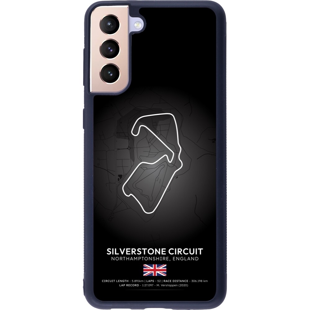 Samsung Galaxy S21+ 5G Case Hülle - Silikon schwarz F1 Track 2025 Great Britan