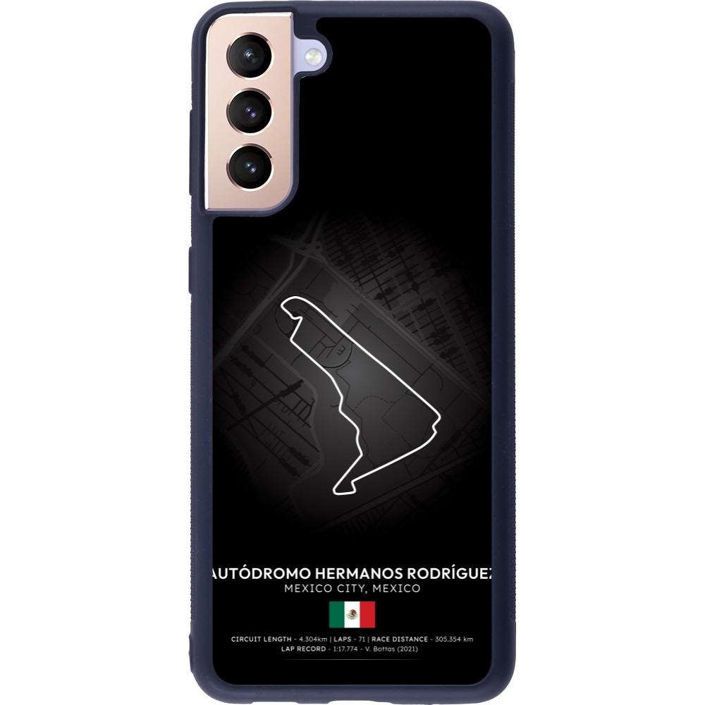 Samsung Galaxy S21+ 5G Case Hülle - Silikon schwarz F1 Track 2025 Mexico