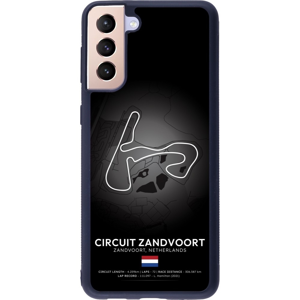 Coque Samsung Galaxy S21+ 5G - Silicone rigide noir F1 Track 2025 Netherlands