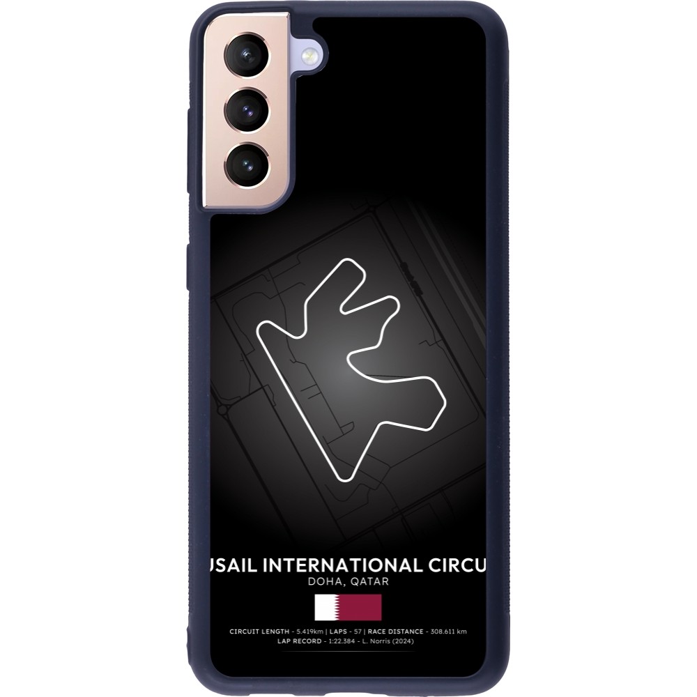 Samsung Galaxy S21+ 5G Case Hülle - Silikon schwarz F1 Track 2025 Qatar