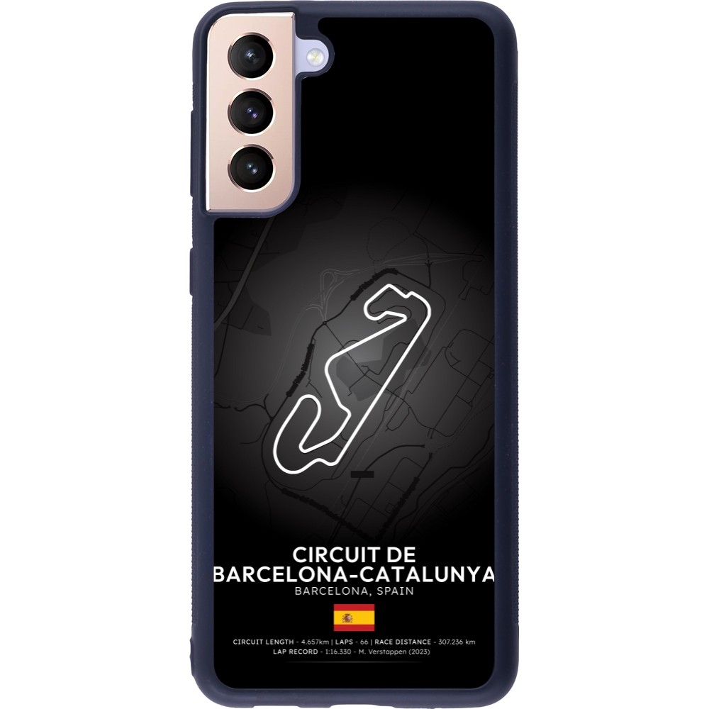 Samsung Galaxy S21+ 5G Case Hülle - Silikon schwarz F1 Track 2025 Spain