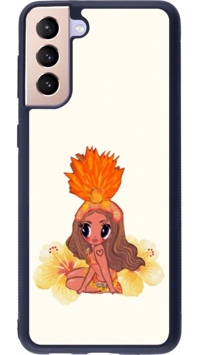 Coque Samsung Galaxy S21+ 5G - Silicone rigide noir Karol G Tropicoqueta