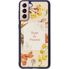 Samsung Galaxy S21+ 5G Case Hülle - Silikon schwarz Trust the process Spring 2026