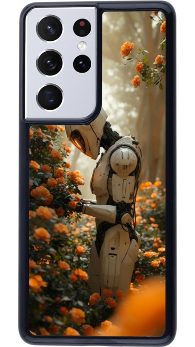 Coque Samsung Galaxy S21 Ultra 5G - Astronaut flowers 2025