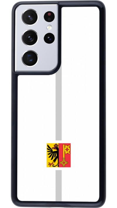 Coque Samsung Galaxy S21 Ultra 5G - Canton GE blanc