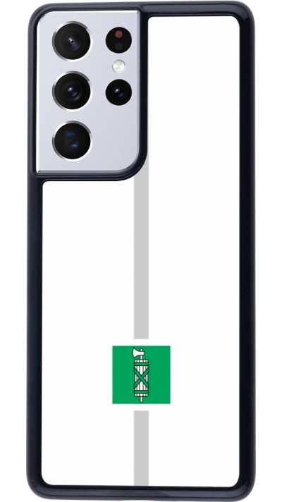 Coque Samsung Galaxy S21 Ultra 5G - Canton SG blanc