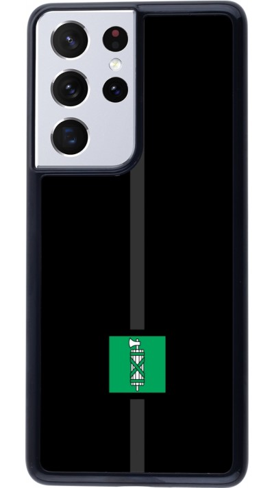 Coque Samsung Galaxy S21 Ultra 5G - Canton SG noir