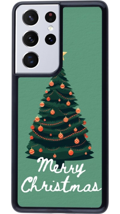 Samsung Galaxy S21 Ultra 5G Case Hülle - Christmas 25 Xmas Tree