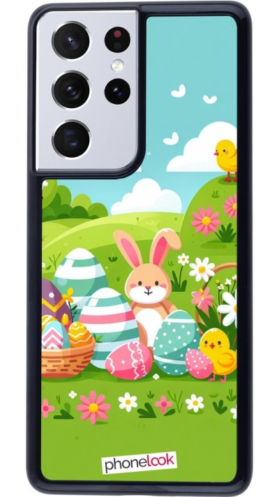 Coque Samsung Galaxy S21 Ultra 5G - Easter 2025 Green