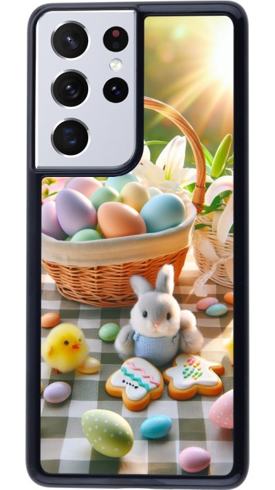 Coque Samsung Galaxy S21 Ultra 5G - Easter 2025 Panier Pâques