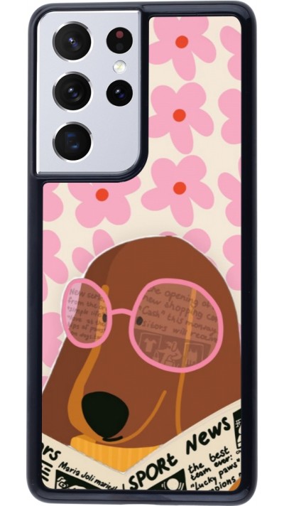 Coque Samsung Galaxy S21 Ultra 5G - Dog with newspaper Spring 2026