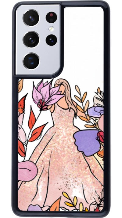 Coque Samsung Galaxy S21 Ultra 5G - Taylor Swift Sketch - White