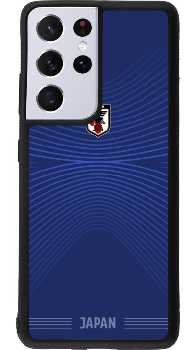 Samsung Galaxy S21 Ultra 5G Case Hülle - Silikon schwarz Japan 2022 personalisierbares Fussballtrikot