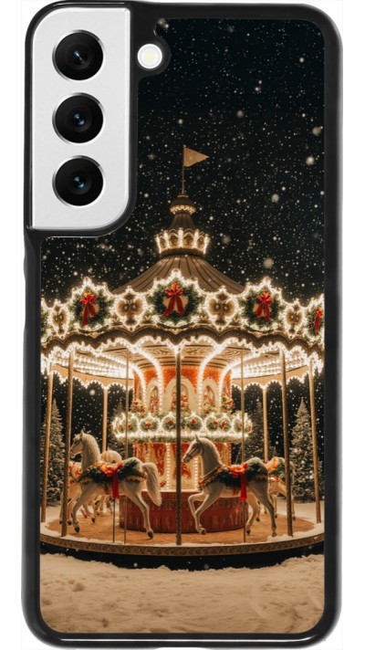 Samsung Galaxy S22 Case Hülle - Christmas 25 Carousel