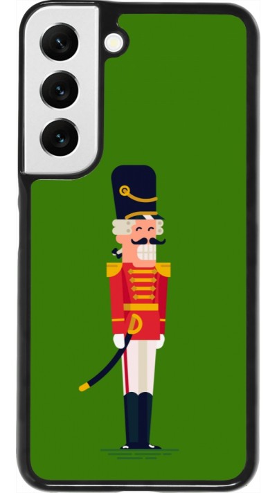 Samsung Galaxy S22 Case Hülle - Christmas 25 Nutcracker Green