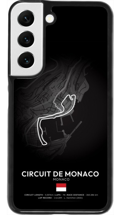 Samsung Galaxy S22 Case Hülle - F1 Track 2025 Monaco