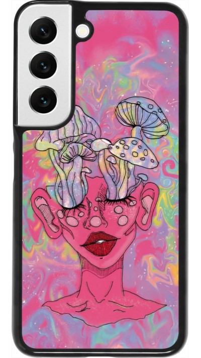 Coque Samsung Galaxy S22 - Psychedelic pink mushroom