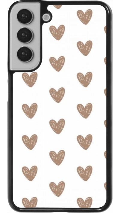 Samsung Galaxy S22+ Case Hülle - Autumn 2024 brown hearts Samsung Galaxy S22+ Case Hülle - Autumn 2024 brown hearts