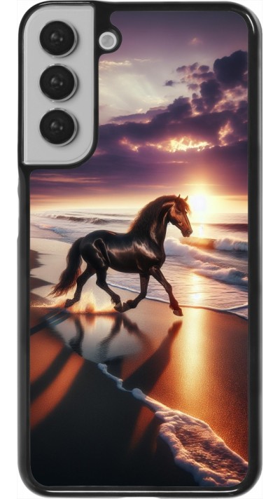 Coque Samsung Galaxy S22+ - Cheval majestueux plage