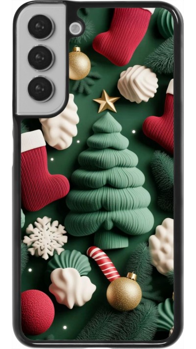 Samsung Galaxy S22+ Case Hülle - Christmas 25 Christmas textiles