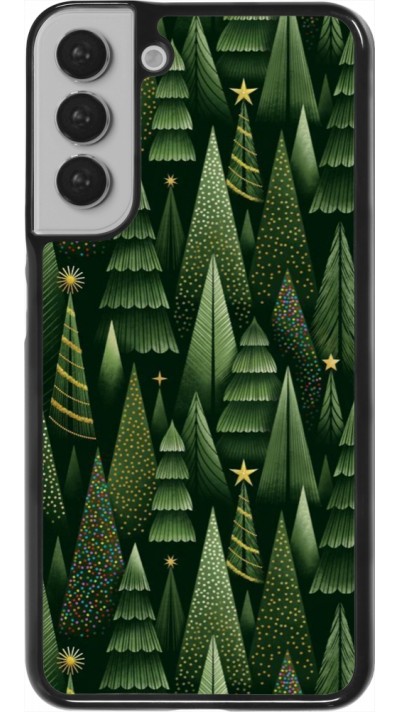 Samsung Galaxy S22+ Case Hülle - Christmas 25 Pattern Xmas Tree