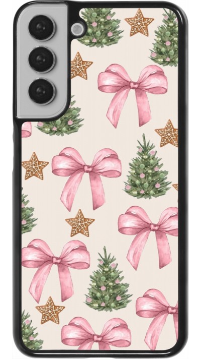Samsung Galaxy S22+ Case Hülle - Christmas 25 Vintage Ribbons